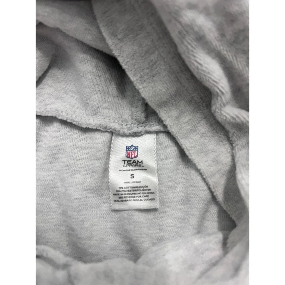 NFL Team Kansas City Chiefs Hoodie Women Small Heather Gray Long Sleeve Football